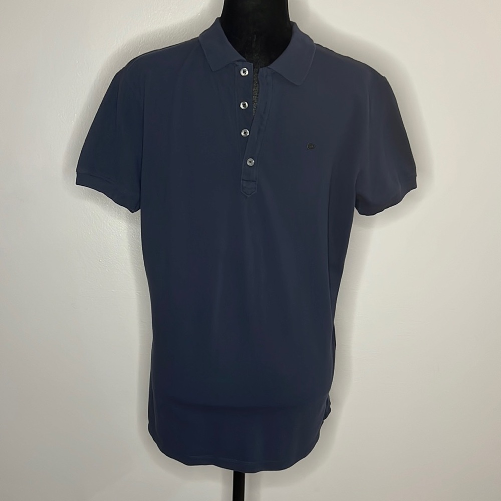 Diesel men’s polo shirt in navy blue size XL